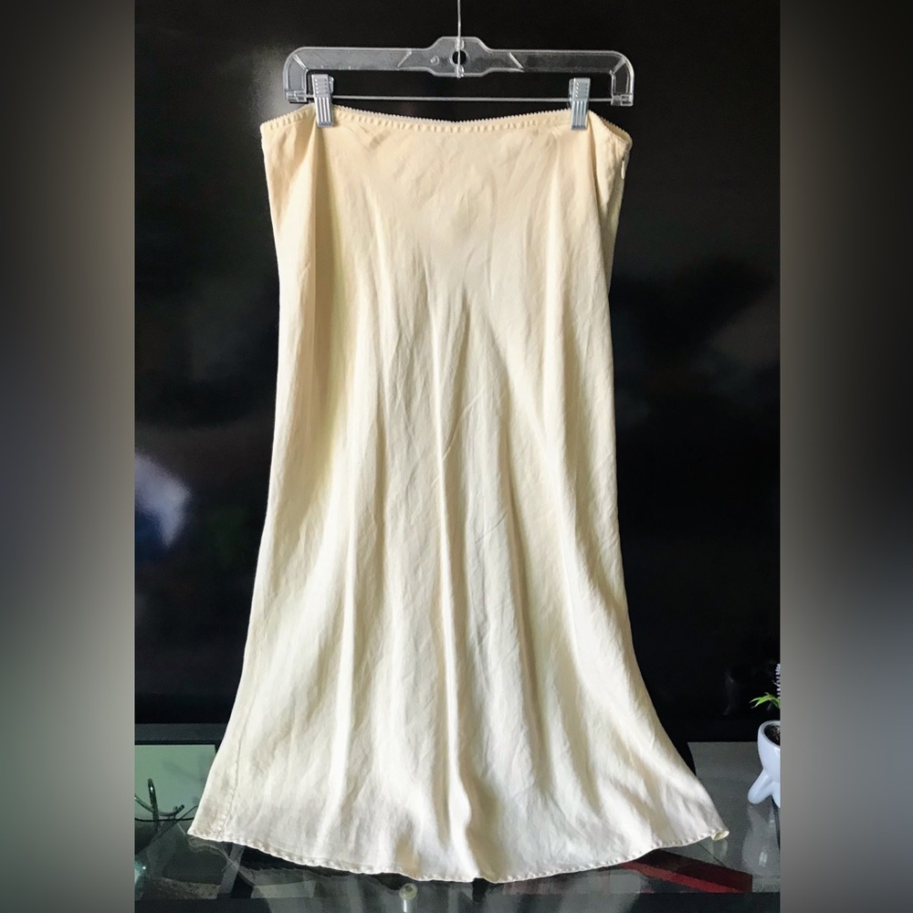 Croft & Barrow Cream Maxi Skirt - Large